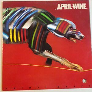 April Wine Animal Grace Classic Rock LP Vinyl Record 1984